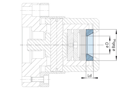 Component thrust ring LAFF Druckring