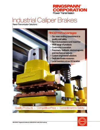 Industrial Caliper Brakes